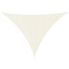 vidaXL Senčno jadro oksford blago trikotno 3x4x5 m krem