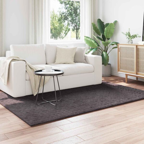 vidaXL Preproge za povr&scaron;ine HUARTE Antracit 200 x 140 cm Poliester