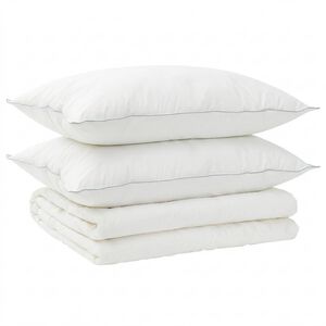 vidaXL Set odeje in blazine 3 kos 200x200 cm Poletje 200 GSM Volna