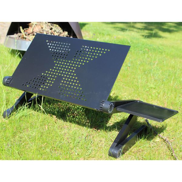 United Entertainment Večfunkcijsko stojalo za prenosnik črno