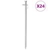 vidaXL Klini za &scaron;otor 24 kosov 30 cm &Oslash;8 mm pocinkano jeklo