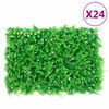 &nbsp;vidaXL Ograja iz umetnih listov praproti 24 kosov zelena 40x60 cm