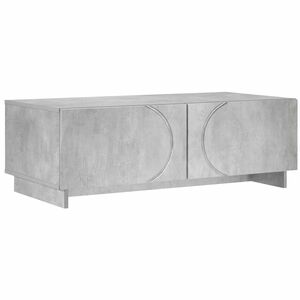 vidaXL Klubska miza Betonsko siva 102 x 50,5 x 35 cm konstruiran les