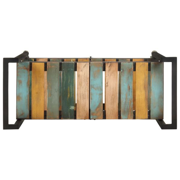 vidaXL Kuhinjski voziček 87x36x81 cm trden predelan les