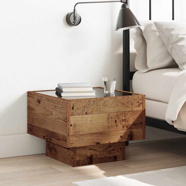 vidaXL Klubska miza Star les 40 x 40 x 30 cm Konstruiran les