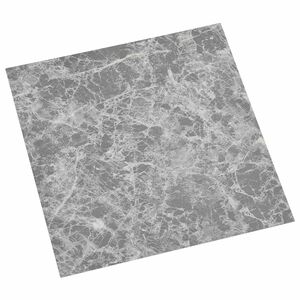 vidaXL Samolepilne Talne Plo&scaron;če 30,5 x 30,5 cm 20 pcs PVC Siva in bela