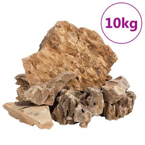 vidaXL Zmajev kamen 10 kg rjavi 5-30 cm