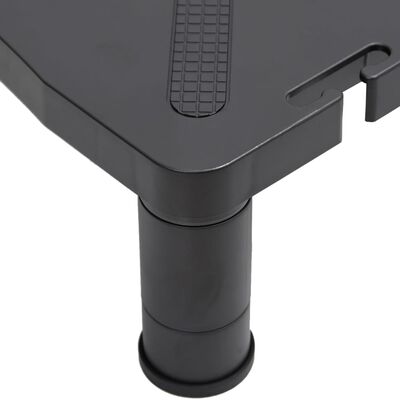 vidaXL Stojalo za monitor črno 33,5x34x10,5 cm