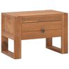 vidaXL Nočna omarica 50x30x35 cm trdna tikovina