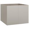 vidaXL Planter Rusty 100x100x80 cm Vremensko odporno jeklo