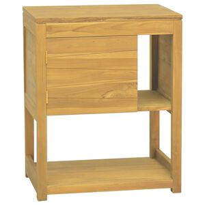vidaXL Kopalni&scaron;ka omarica 60x40x75 cm trdna tikovina