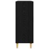 vidaXL Strani &scaron;al Črni hrast 34 x 69,5 x 90 cm Konstruiran les