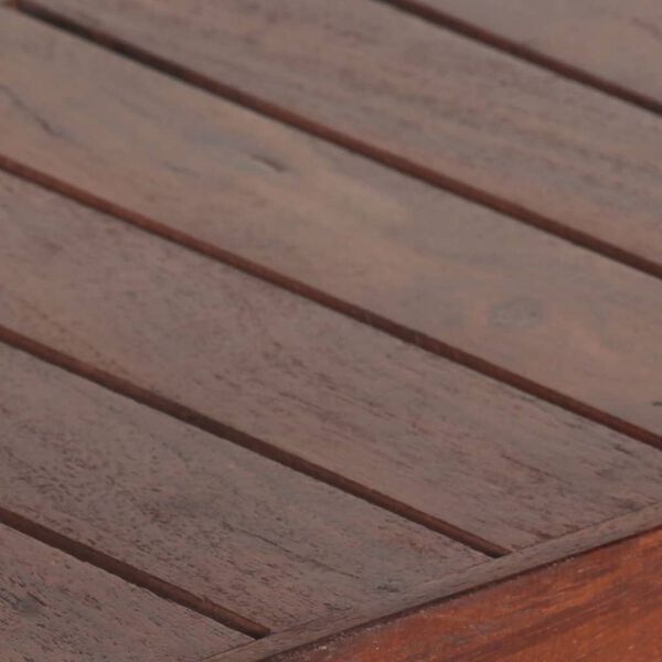 vidaXL Knjižna omara medeno rjava 85x30x166 cm trden akacijev les