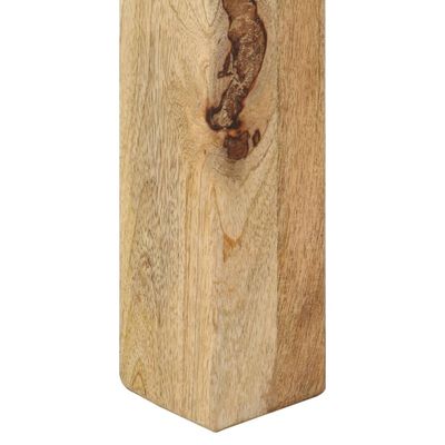 vidaXL Klubska mizica iz trdnega mangovega lesa 60x60x35 cm