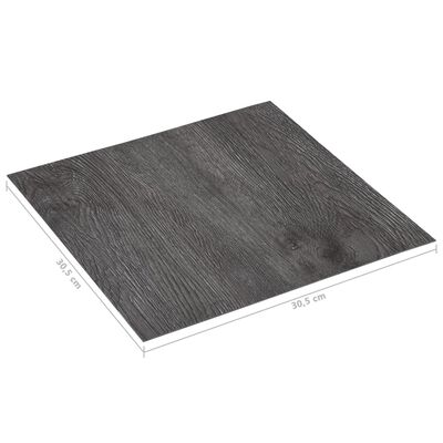 vidaXL Samolepilne talne plošče 5,11 m² PVC rjave