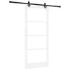 vidaXL Drsna vrata ORKDAL Bela in črna 93 x 211 cm