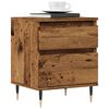 vidaXL Nočna omarica Old Wood 40x35x50 cm Inženirski les