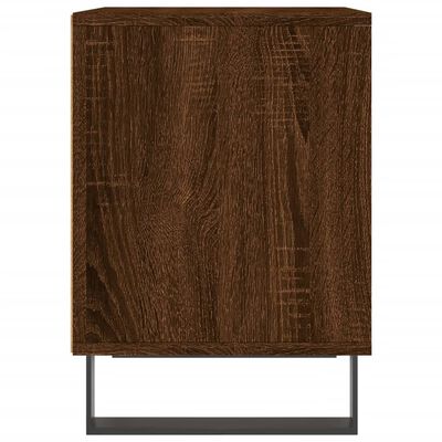 vidaXL Nočna omarica rjavi hrast 40x35x50 cm inženirski les