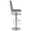 vidaXL Barski stolček svetlo sivo blago