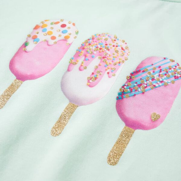 Otroška majica svetlo mint 92