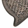 vidaXL Samolepilne preproge za stopnice sisal 30 kosov 56x17x3 cm
