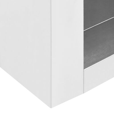 vidaXL Kuhinjska stenska omarica 90x40x50 cm nerjaveče jeklo
