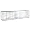 vidaXL Gabionska ko&scaron;ara s pokrovom 200x50x50 cm pocinkano železo