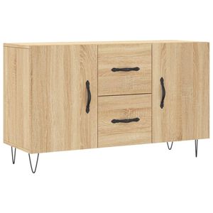 vidaXL Komoda sonoma hrast 100x36x60 cm inženirski les