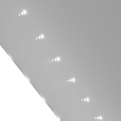 vidaXL Kopalniško ogledalo z LED svetilkami stensko 50 x 60 cm