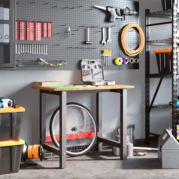 vidaXL Delovna miza svetlo rjava 100x60x81,5 cm hrastovina pravokotna