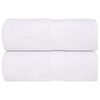 vidaXL Brisače za goste FROGN 2 kosa bele 30x50 cm 360 g/m&sup2;