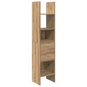 vidaXL Knjigovni omar 2 nivojev 40 x 35 x 180 cm Inženirski les