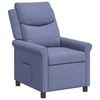 vidaXL Naslonjač na ležanje Jeans modra 69 x 93 x 102 cm Blago