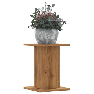 vidaXL Stojalo za rastline 2 kosa artisan hrast 30x30x40 cm inž. les