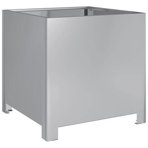 vidaXL Vrtno korito 40x40x40 cm pocinkano jeklo