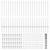 vidaXL Ograja s stebrom srebrna 1 x 50 m Jeklo