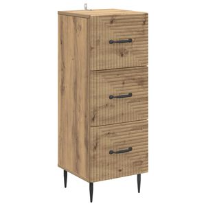 vidaXL Predalna omara 33 x 34,5 x 89,5 cm Inženirski les Artisan hrast