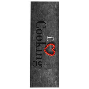 vidaXL Kuhinjska talna preproga pralna Cooking 45x150 cm