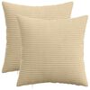 vidaXL Prevleka za blazino 2 kos HEERLEN Siva zelena 35 x 35 cm