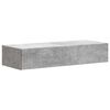 vidaXL Stenska stranska miza 87,5 x 34,5 x 17 cm Inženirski les