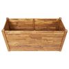 vidaXL Visoka greda 160x60x84 cm trden akacijev les