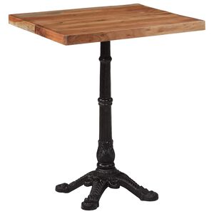 vidaXL Bistro miza 60x60x76 cm trden akacijev les