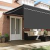 vidaXL Retraktilna tenda Antracit 500 &times; 300 cm Poliester in aluminij
