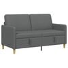 vidaXL Sofa s shrambo Temno siva 152 x 78 x 87 cm Poliester