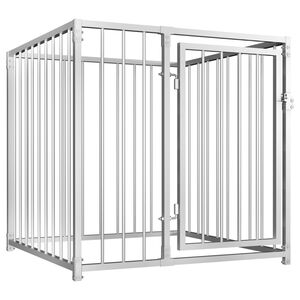 vidaXL Zunanji pasji boks 100x100x100 cm