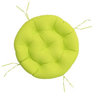 vidaXL Okrogla blazina svetlo zelena &Oslash; 60 x 11 cm oxford tkanina