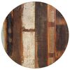vidaXL Okrogla mizna plošča 70 cm 15-16 mm trden predelan les