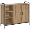 vidaXL Strani &scaron;al Artisan hrast 97 x 33 x 81 cm Inženirski les