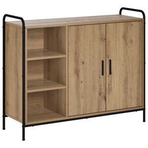 vidaXL Strani &scaron;al Artisan hrast 97 x 33 x 81 cm Inženirski les