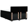 vidaXL Box spring posteljni z vzmetnico črn 140x190 cm blago